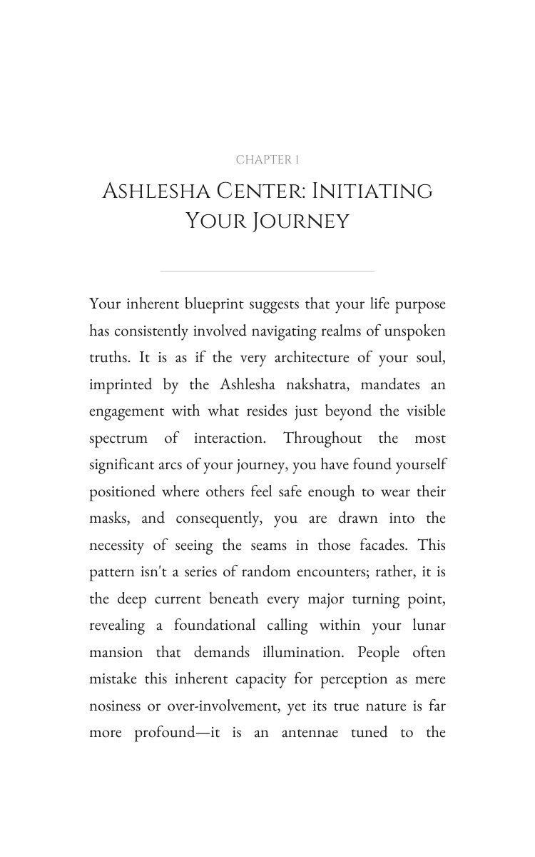 Life Purpose Manual for Ashlesha: Multiply Your Route interior preview
