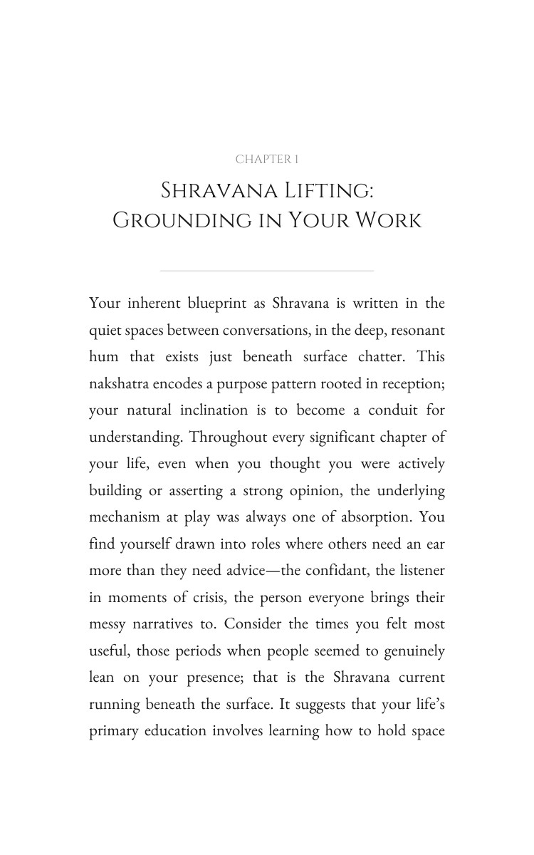 Life Purpose Manual for Shravana: Your Direction Optimized interior preview