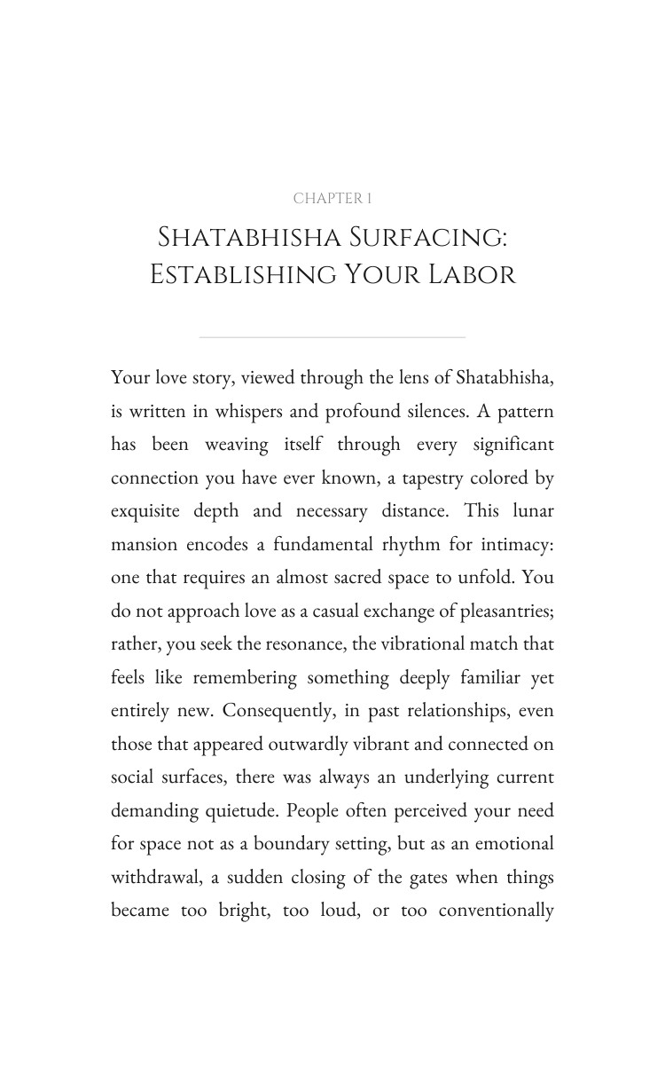 Love Journey: Shatabhisha: Your Voyage Balanced interior preview