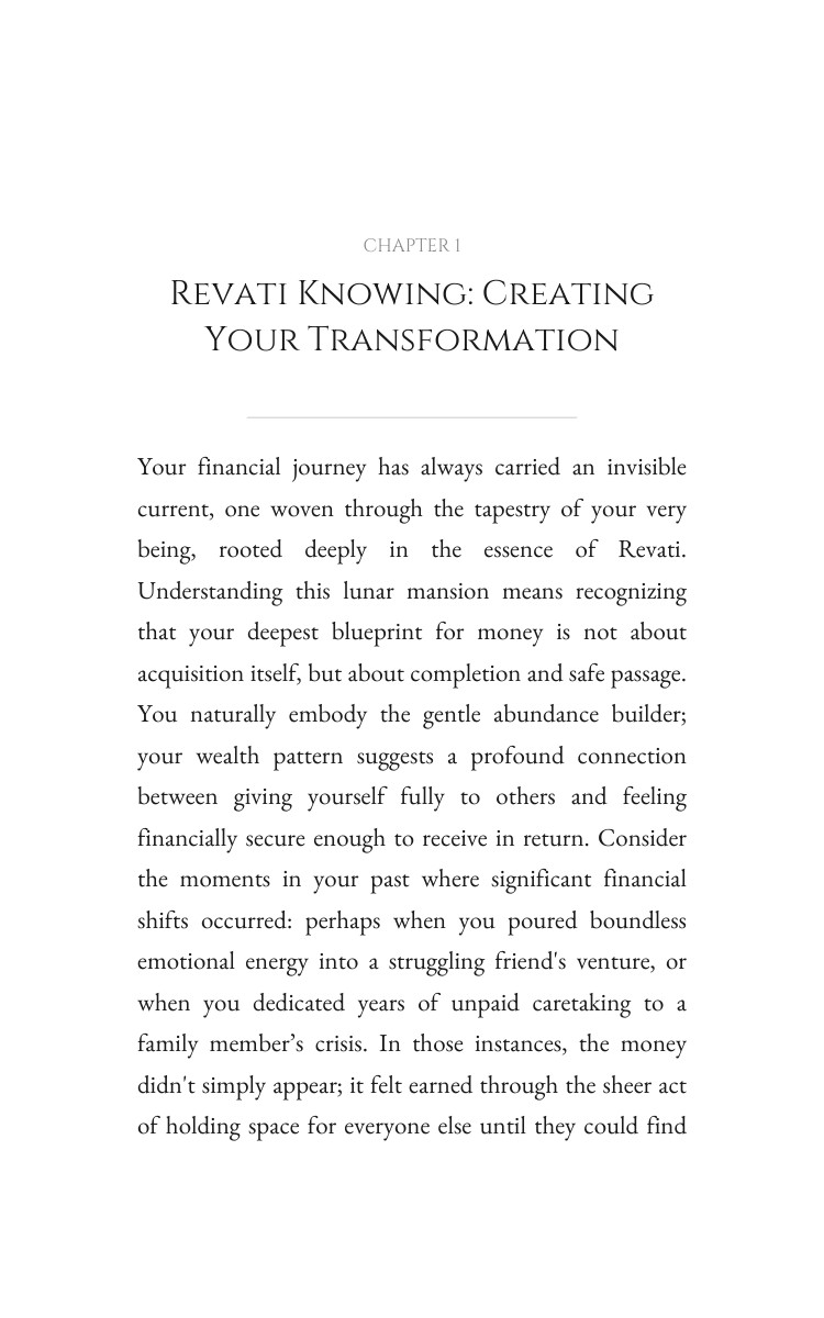 Money Experience: Revati: Ground Your Purpose interior preview