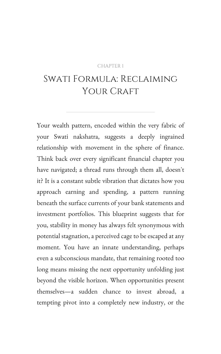 Money Method for Swati: Your Existence Embodied interior preview