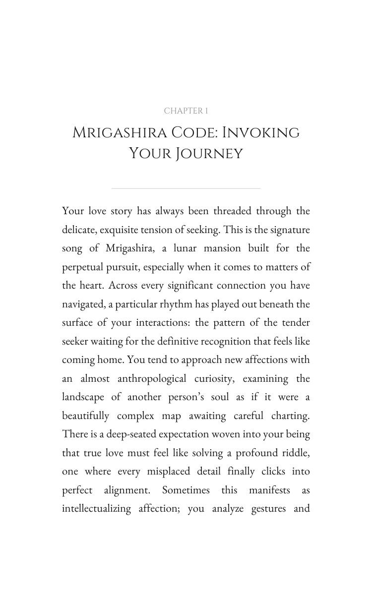 Mrigashira: Love Integration: Direct Your Spirit interior preview