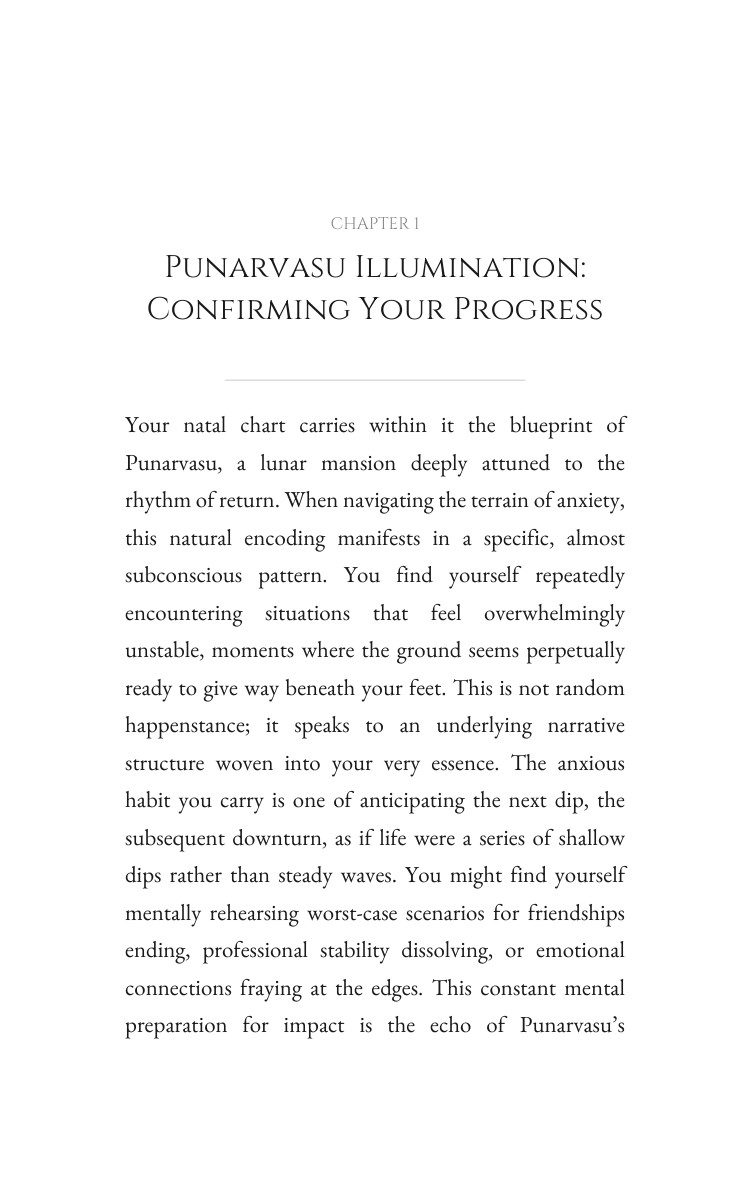 Punarvasu: Anxiety Mastery Path: Your Practice Harmonized interior preview