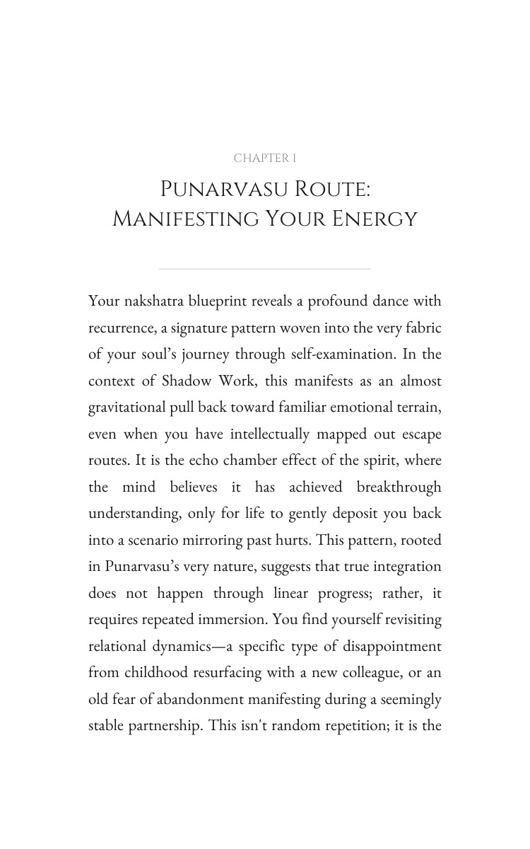 Punarvasu Shadow Work: Complete Edition: Your Talent Crystallized interior preview