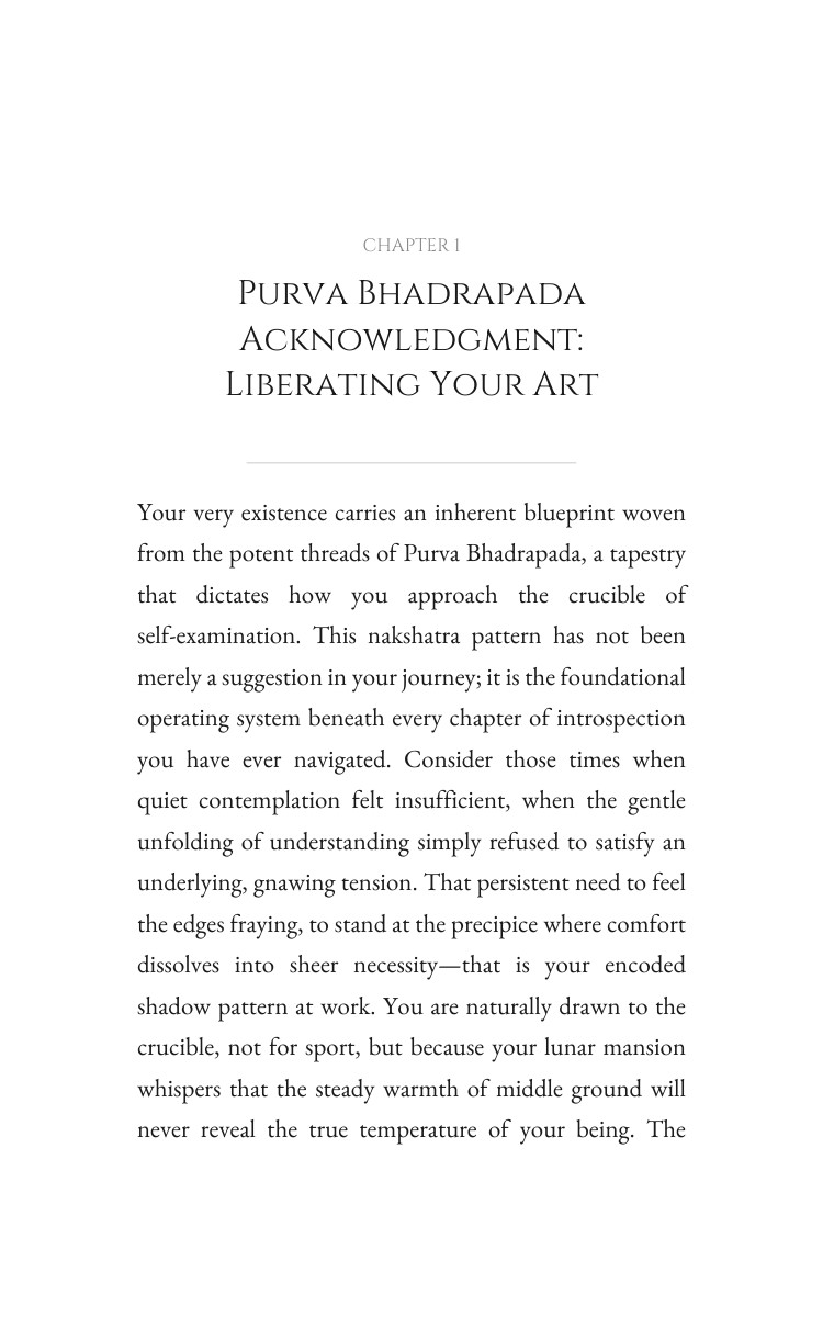 Purva Bhadrapada Shadow Work Atlas: Your Voice Actualized interior preview