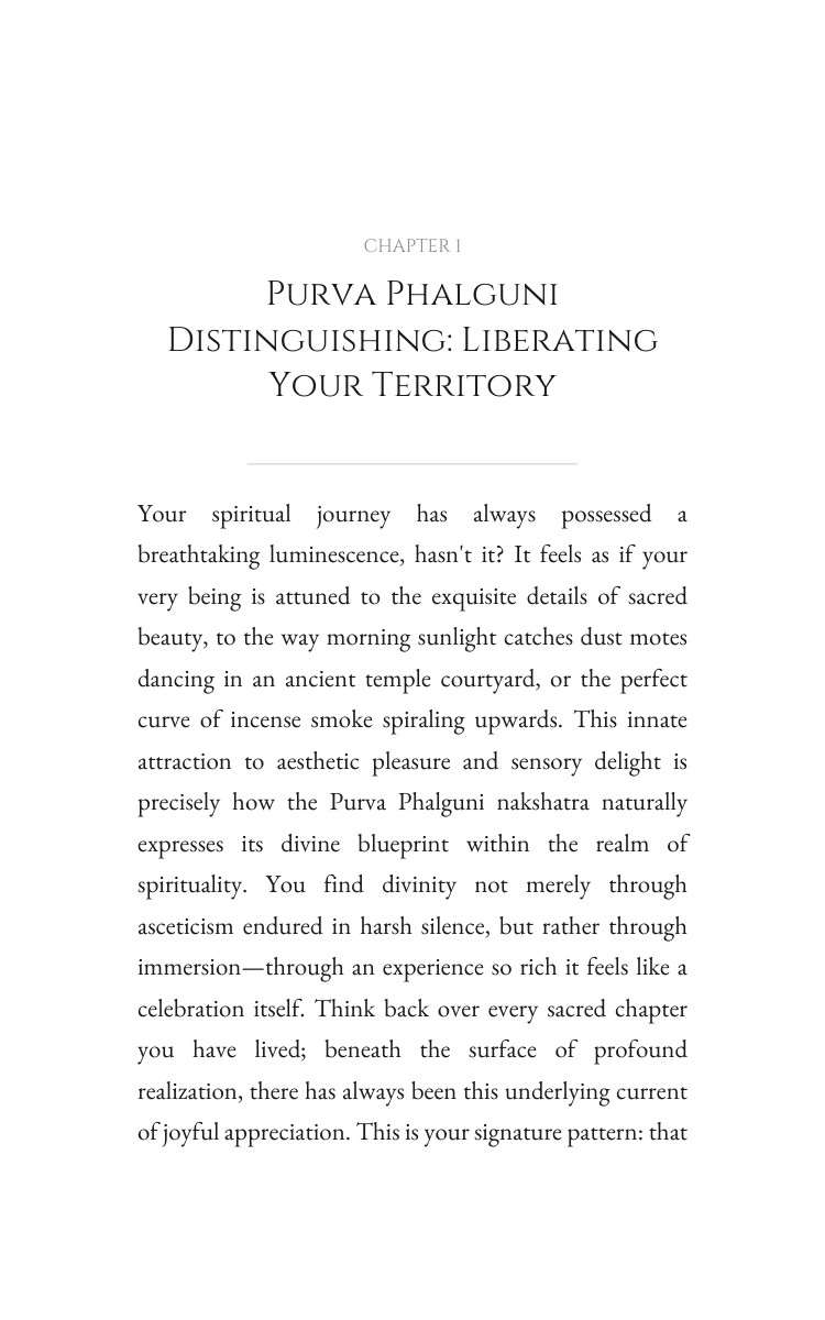 Purva Phalguni: Mastering Spirituality: Accelerate Your Presence interior preview
