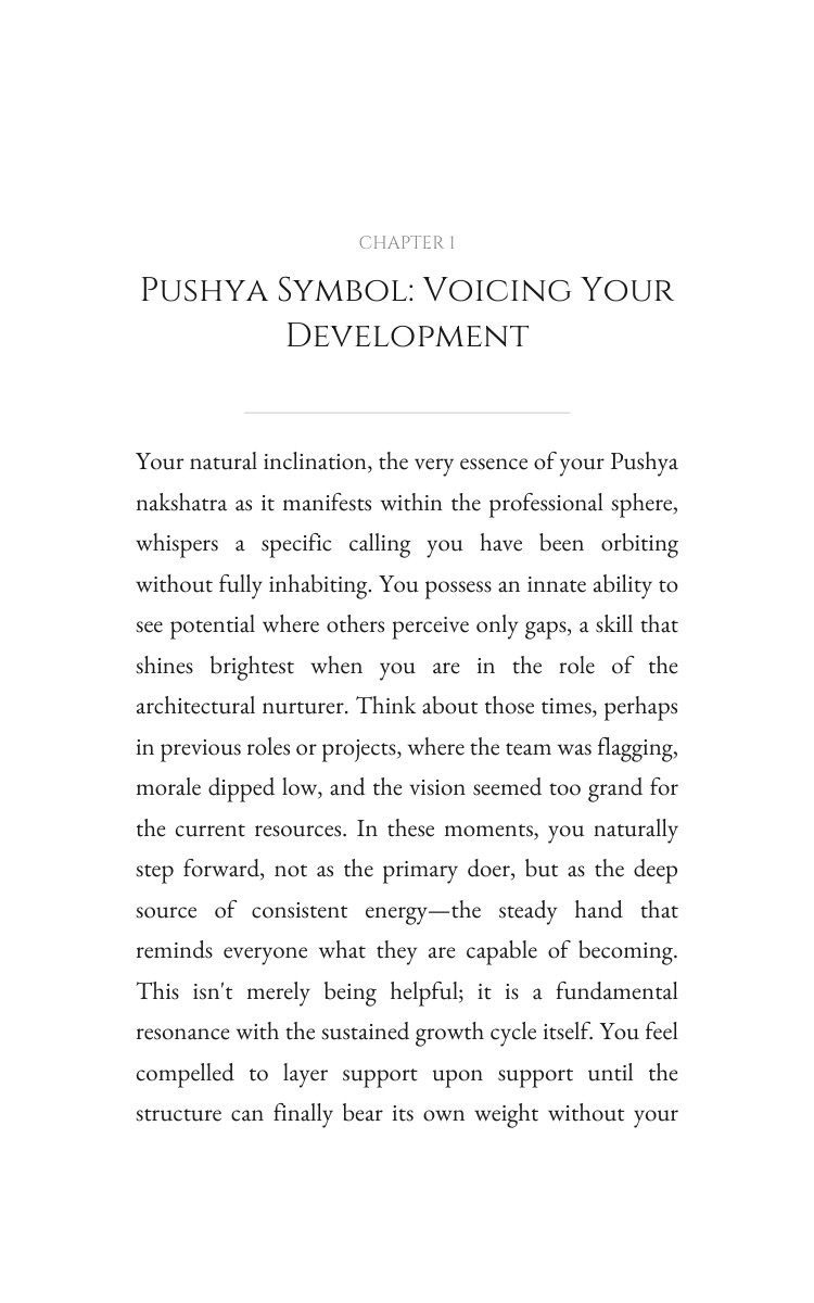 Pushya Career Guidebook: Your Kingdom Strategy interior preview