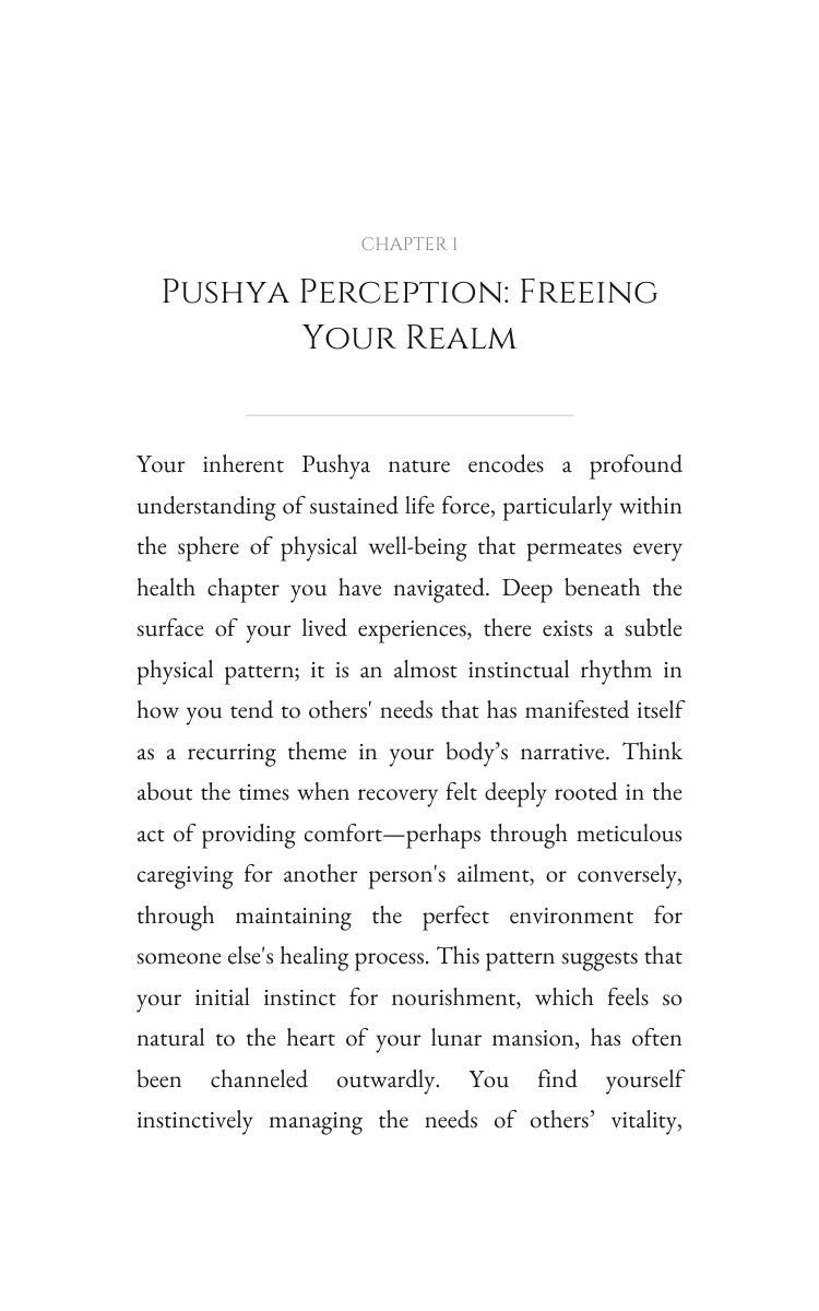 Pushya: Health Blueprint: Calibrate Your Expedition interior preview