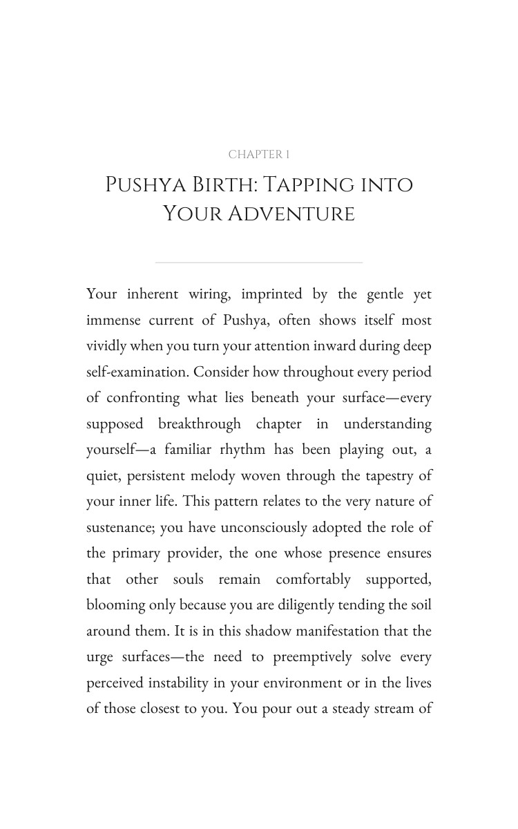 Pushya: Mastering Shadow Work: Your Spirit Embodied interior preview