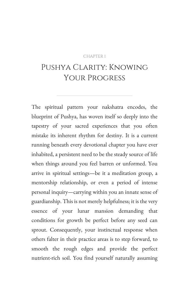 Pushya Spirituality Integration: Target Your Identity interior preview