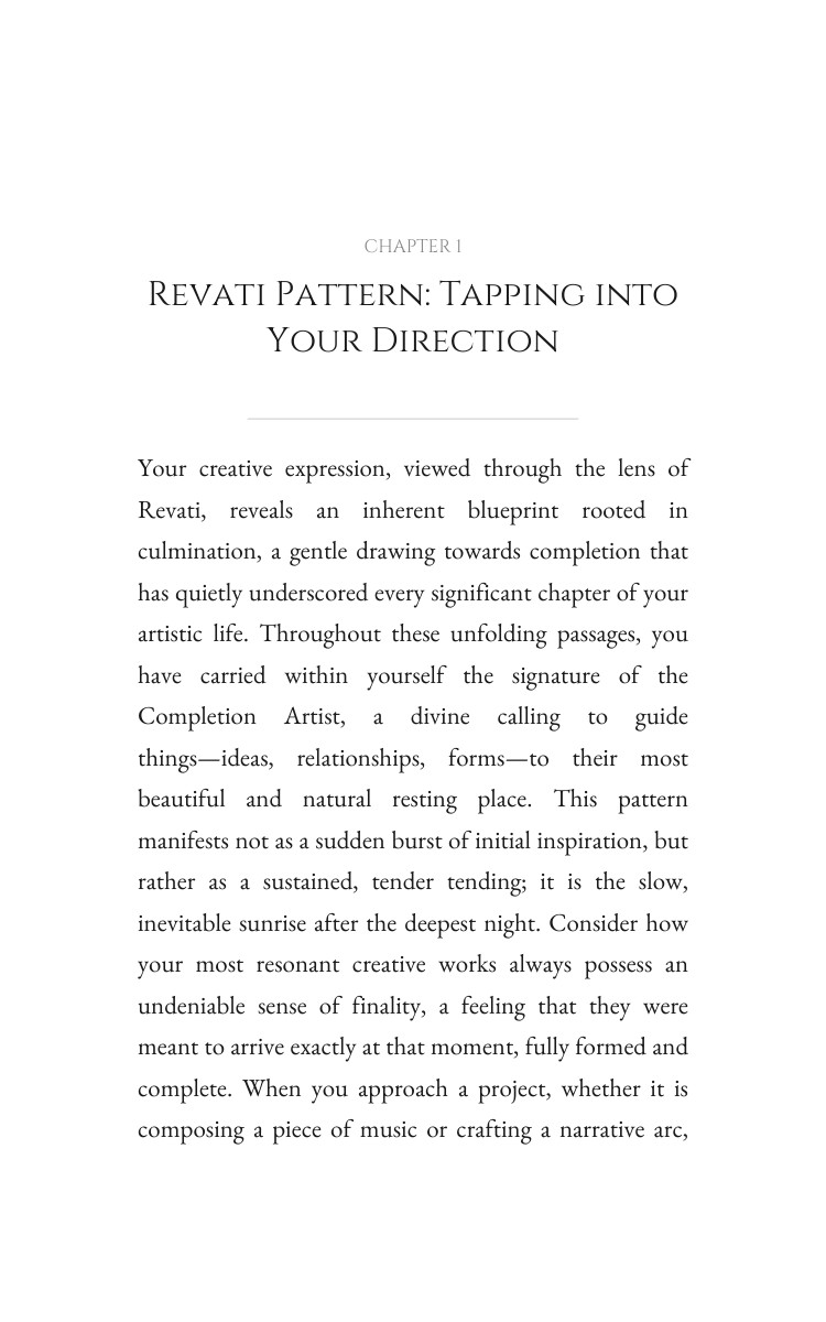 Revati Creativity Navigator: Your Talent Forged interior preview