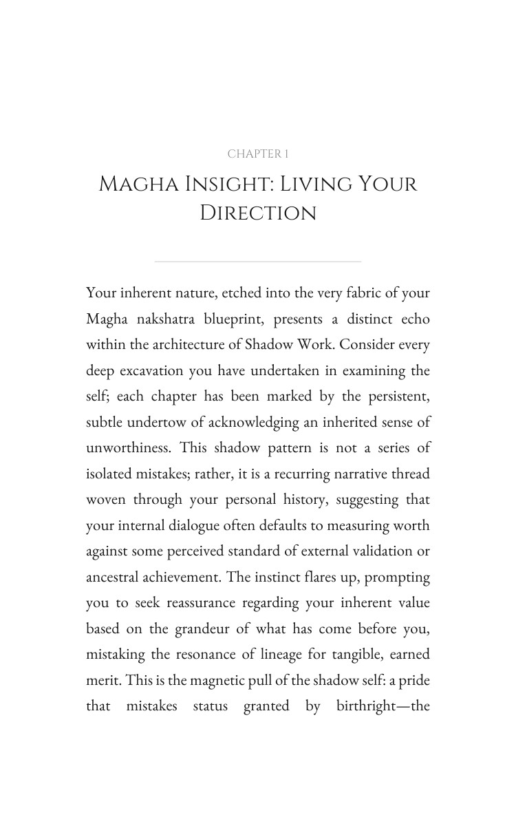 Shadow Work Blueprint for Magha: Leverage Your Flame interior preview