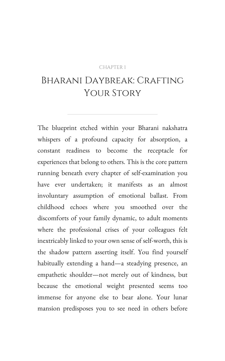 Shadow Work Navigator: Bharani: Calibrate Your Voyage interior preview