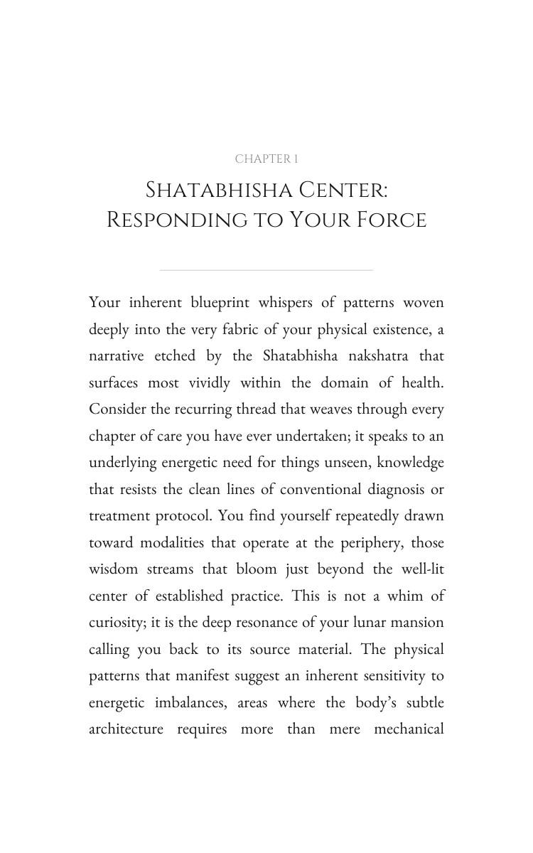 Shatabhisha Health Workbook: Calibrate Your Domain interior preview