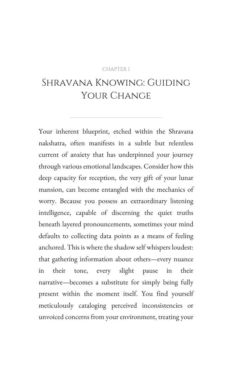 Shravana Anxiety: Your Success Map: Accelerate Your Energy interior preview