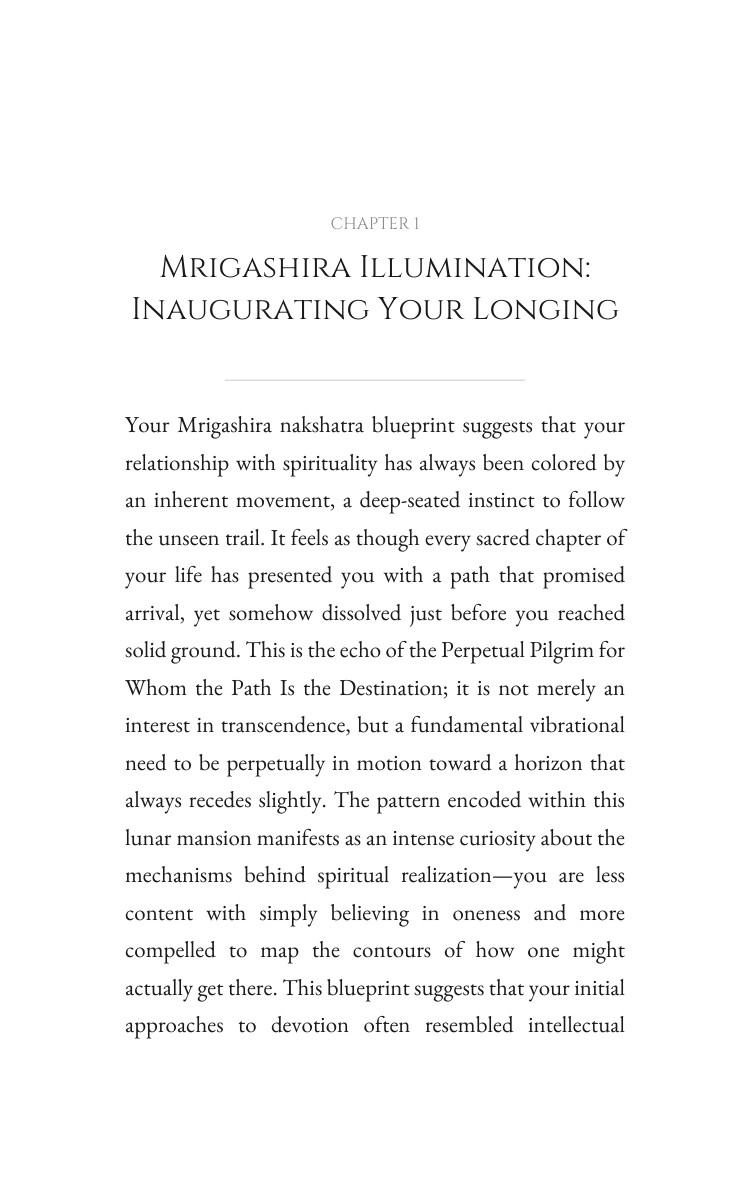 Spirituality Blueprint for Mrigashira: Leverage Your Progress interior preview