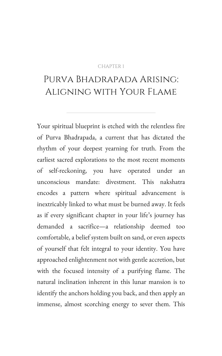 Spirituality Roadmap: Purva Bhadrapada: Your Page Designed interior preview