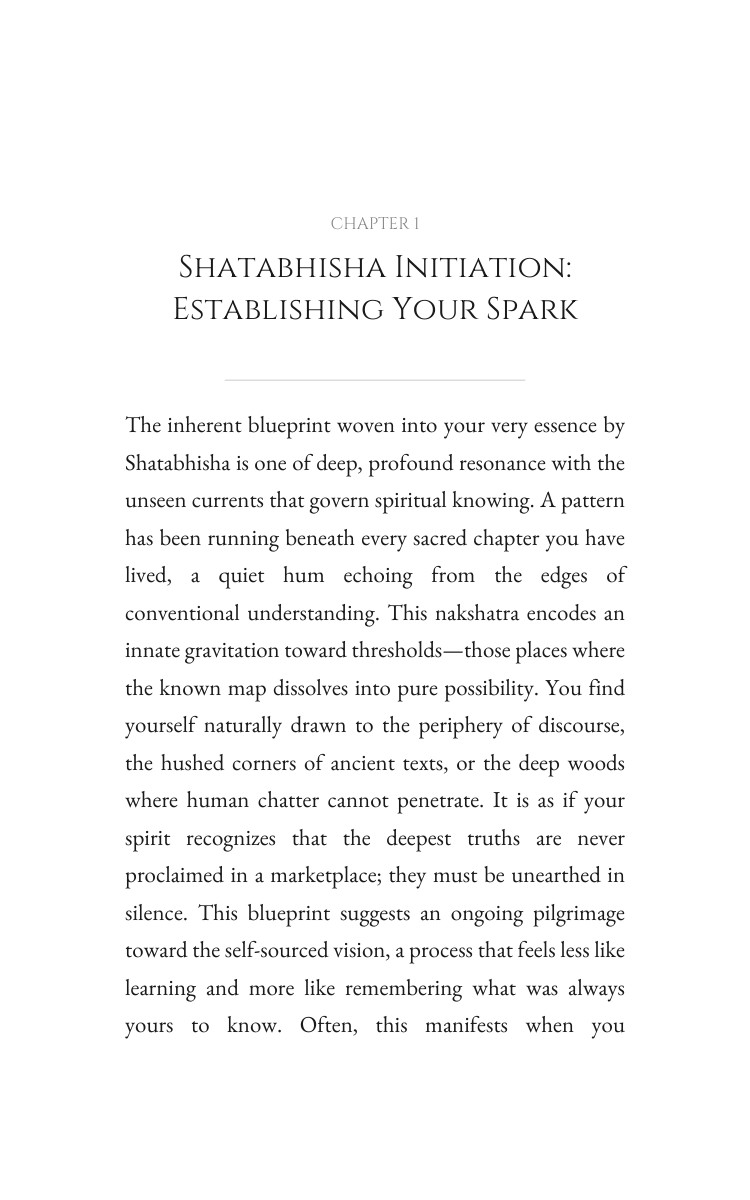 Spirituality System for Shatabhisha: Your Skill Forged interior preview