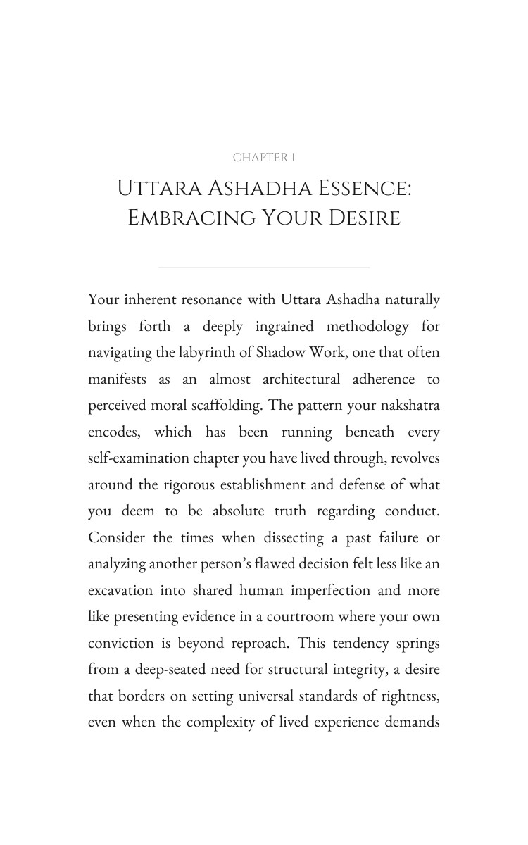 Uttara Ashadha Shadow Work: Practical Guide: Master Your Reality interior preview