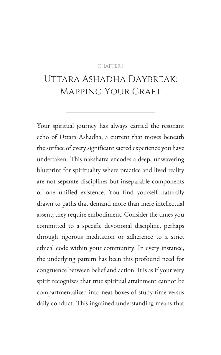 Uttara Ashadha Spirituality Keystone: Intensify Your Flame interior preview