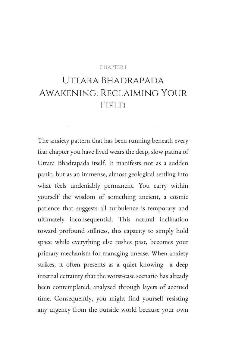 Uttara Bhadrapada Guide to Anxiety: Expand Your Evolution interior preview