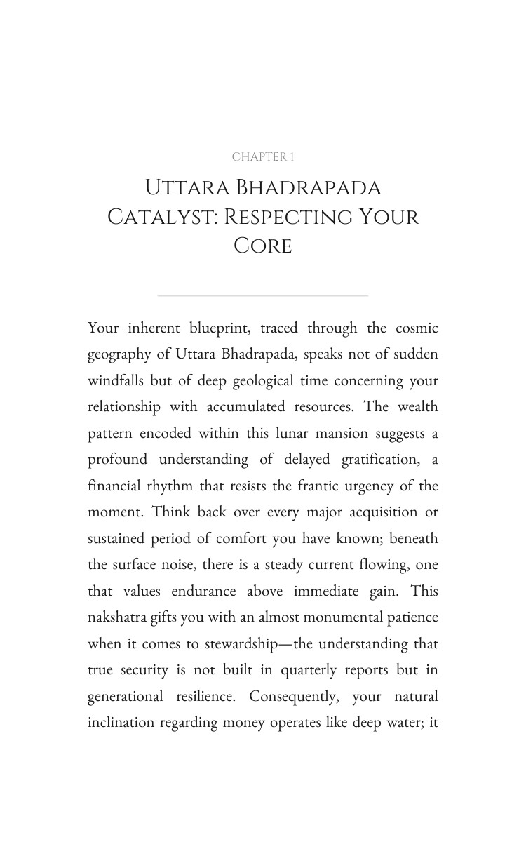 Uttara Bhadrapada: Your Money Mastery: Your Script Revolution interior preview