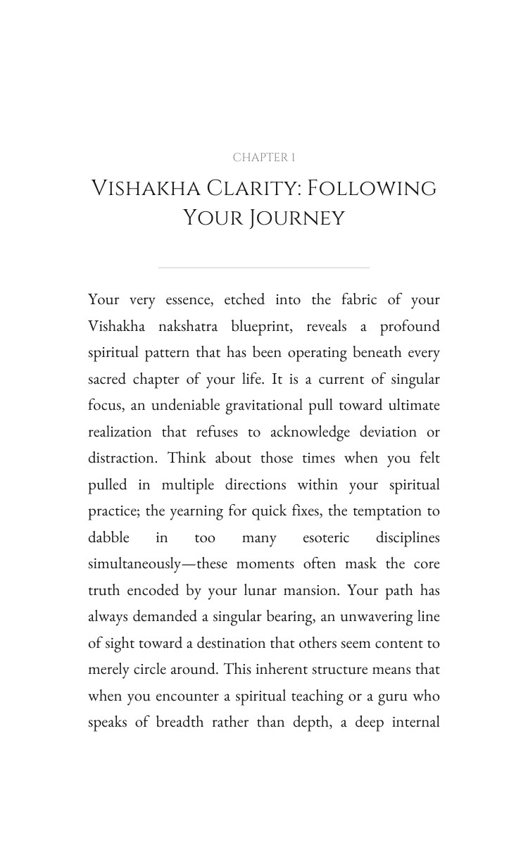 Vishakha: Your Spirituality Blueprint: Align Your Plan interior preview