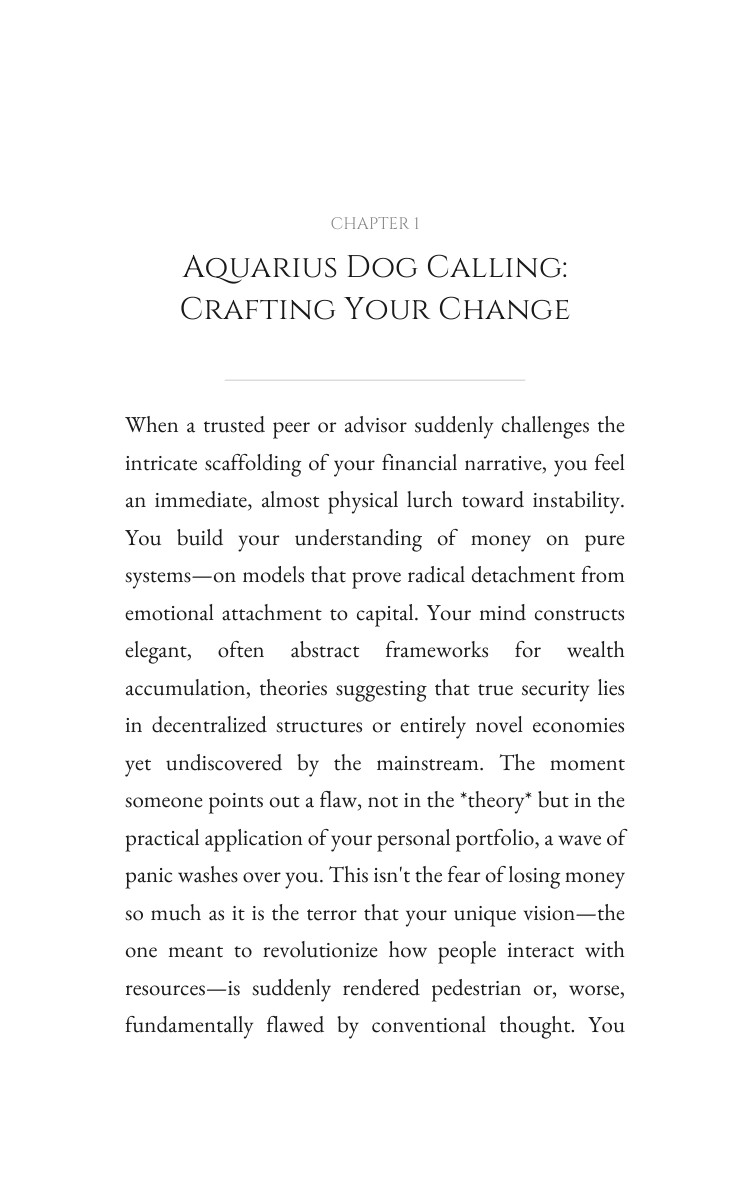 Aquarius Dog: Money Wealth Optimization interior preview