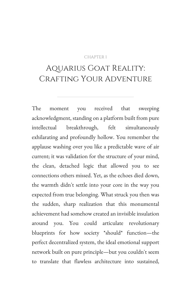 Aquarius Goat Leadership Reference: Your Script Clarified interior preview
