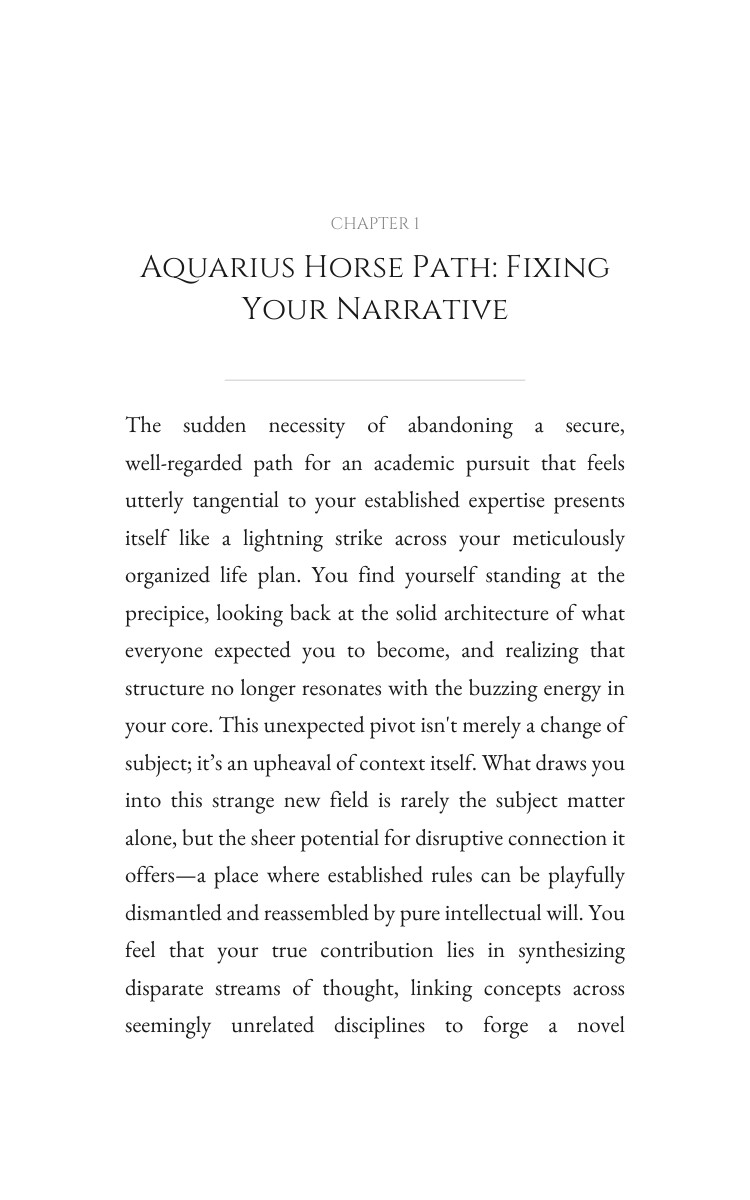 Aquarius Horse Career Success Strategy Guide: Reclaim Your Way interior preview
