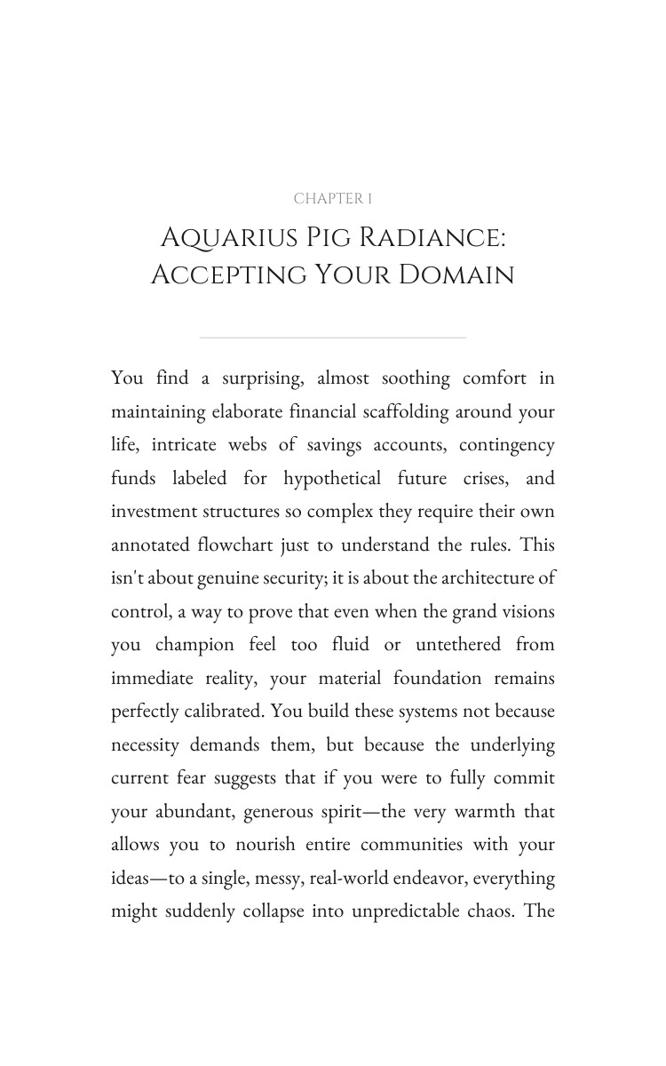 Aquarius Pig Money Wealth Optimization Guide: Your State Integrated interior preview