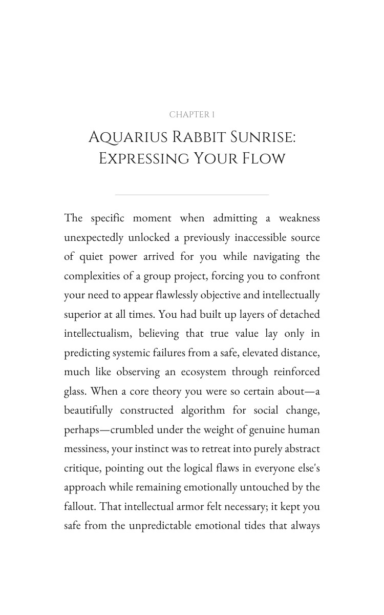 Aquarius Rabbit Personal Growth Handbook: Your Desire Transcended interior preview
