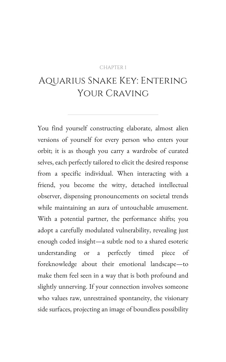Aquarius Snake Love Relationships Strategy Guide: Your Soul Liberated interior preview