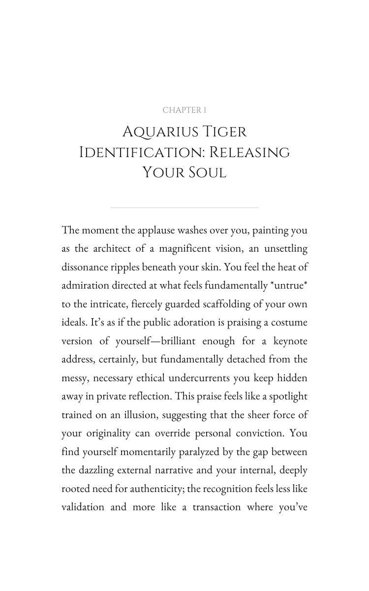 Aquarius Tiger Leadership Primer: Build Your Plan interior preview