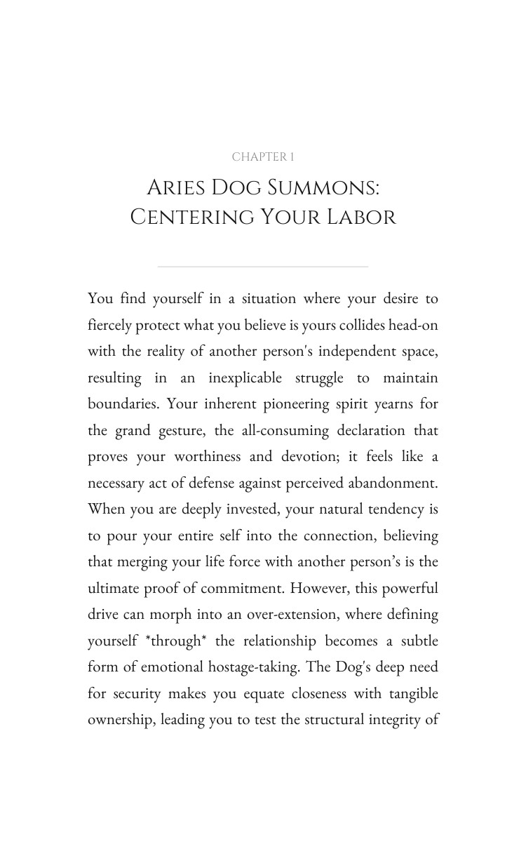 Aries Dog Love Relationships System: Your Being Enhanced interior preview