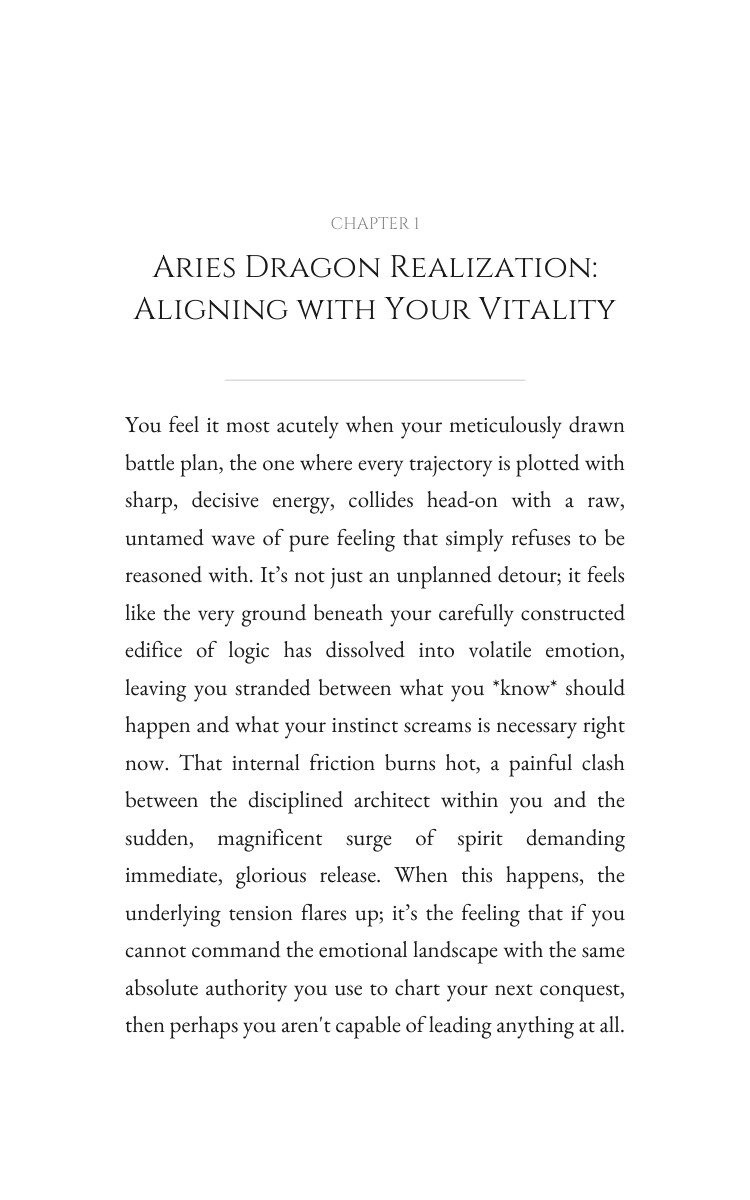 Aries Dragon Personal Growth: Your Success Map interior preview