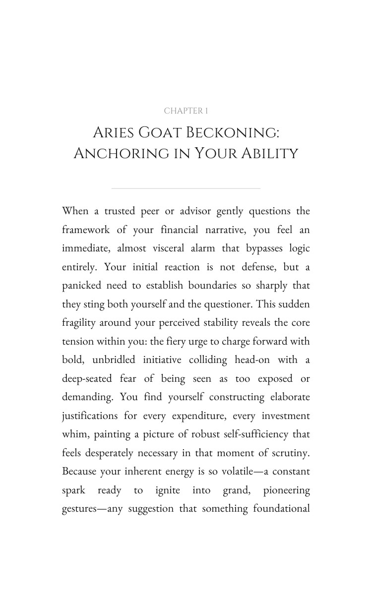 Aries Goat Money Wealth Encyclopedia: Your Development Elevated interior preview