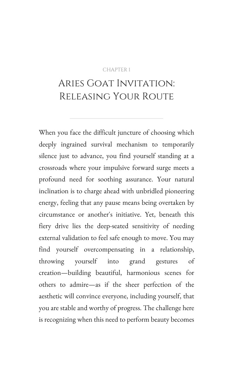 Aries Goat Personal Growth Resource: Your Trail Synthesized interior preview