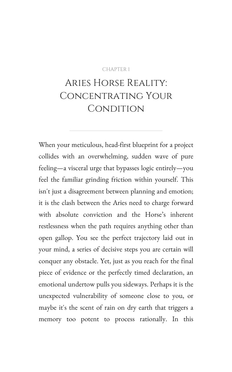 Aries Horse Personal Growth Essentials: Architect Your Flame interior preview