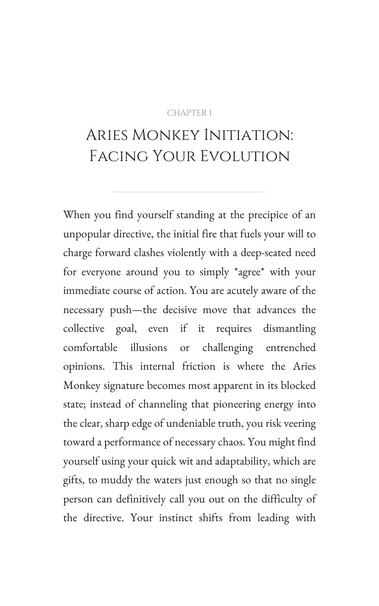 Aries Monkey Leadership Playbook: Finesse Your Plan interior preview