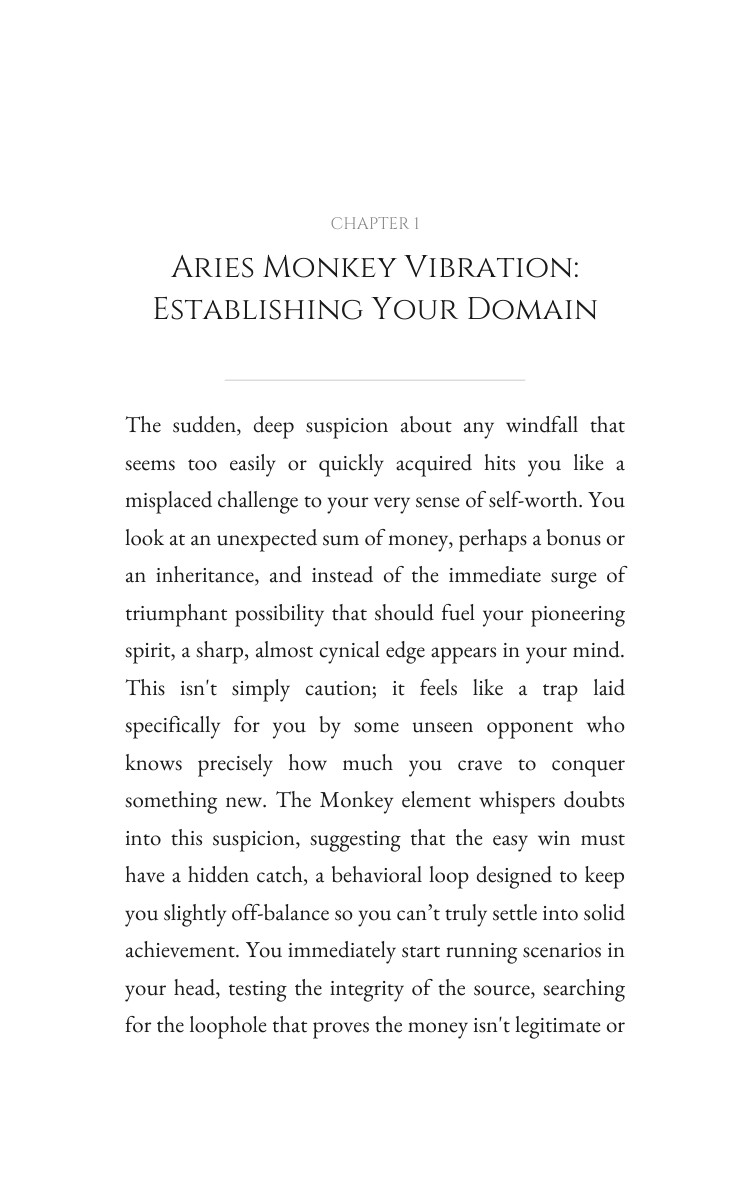 Aries Monkey Money Wealth Breakthrough Guide: Orchestrate Your Purpose interior preview