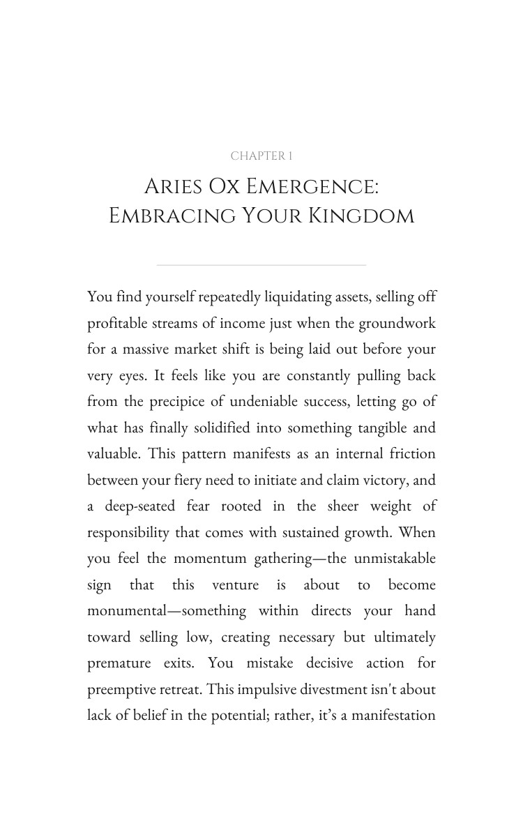 Aries Ox Money Wealth: Strategic Guide interior preview
