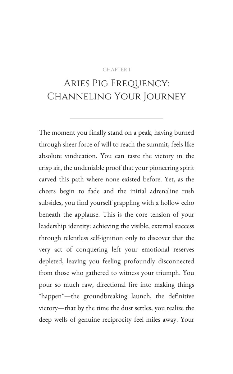 Aries Pig Leadership Atlas: Your Capacity Elevated interior preview
