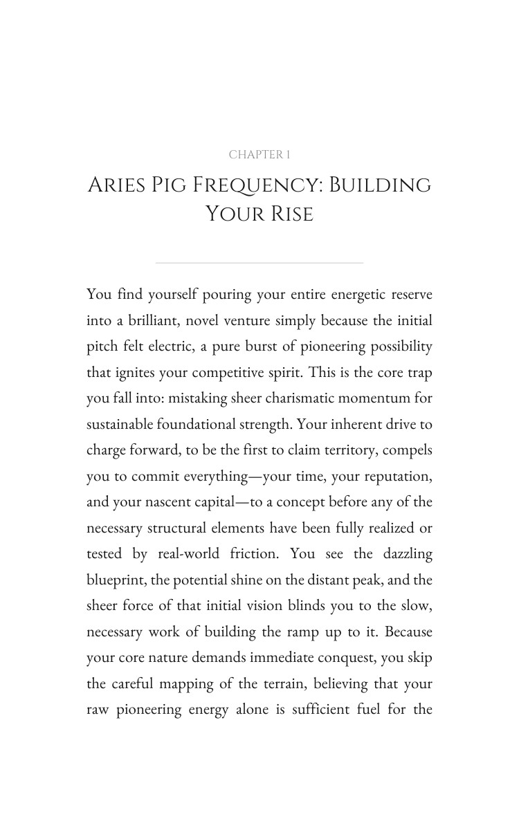 Aries Pig Money Wealth Decoded: Unblock Your Chapter interior preview