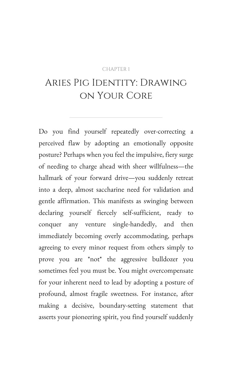 Aries Pig Personal Growth Encyclopedia: Your Approach Integrated interior preview