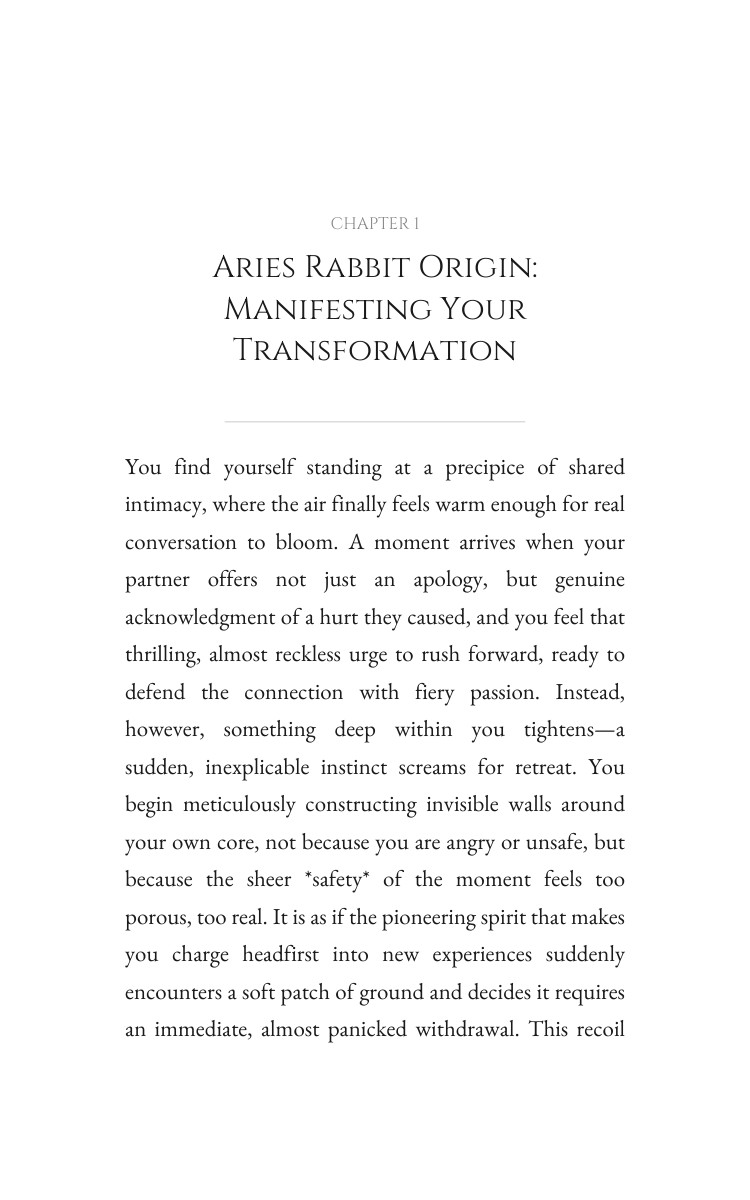 Aries Rabbit: Love Relationships Strategies interior preview