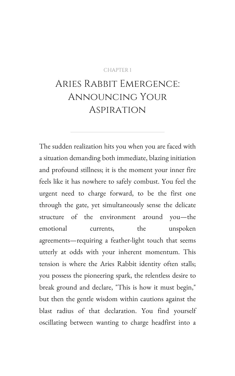 Aries Rabbit Personal Growth Reference: Secure Your Quest interior preview