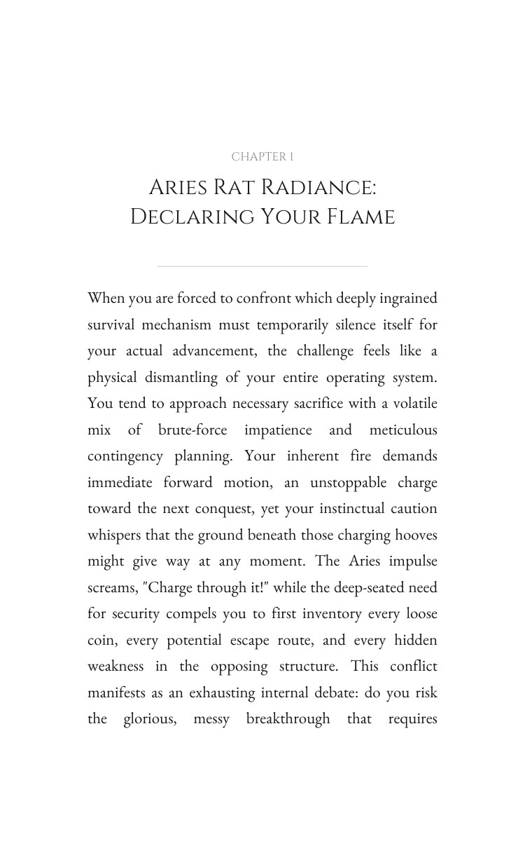 Aries Rat Personal Growth Resource: Your Ability Liberated interior preview