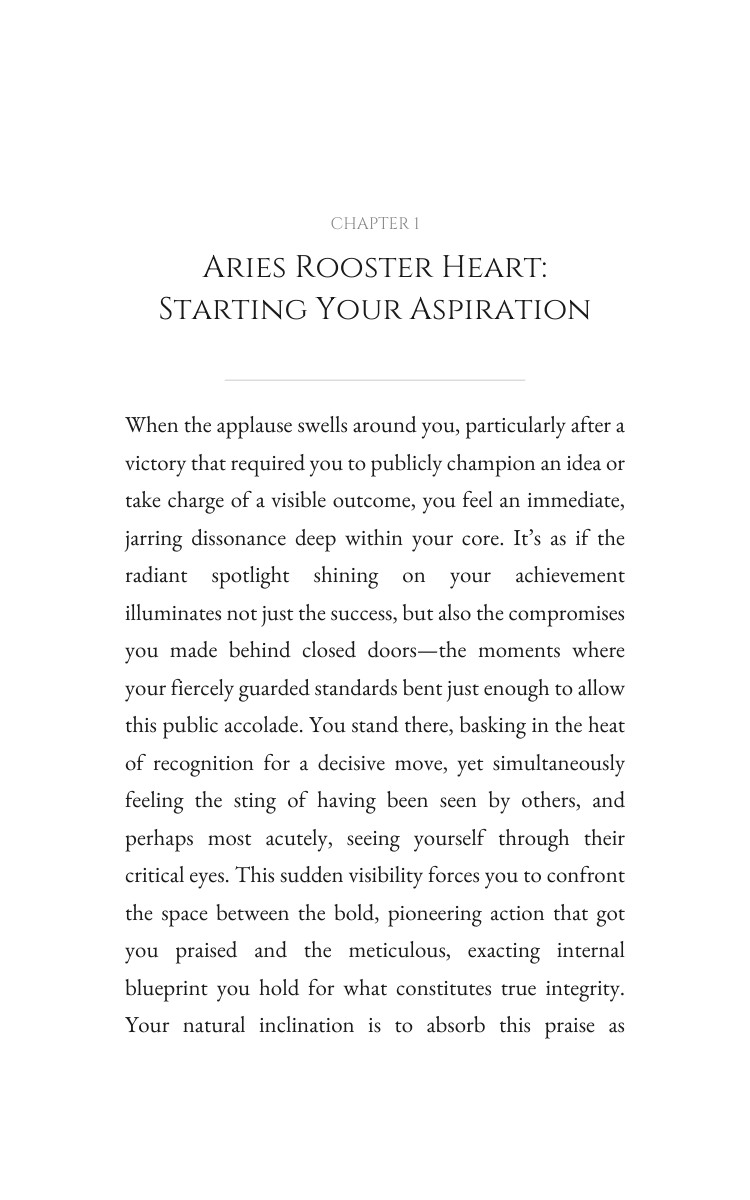 Aries Rooster Leadership Reference: Your World Focused interior preview