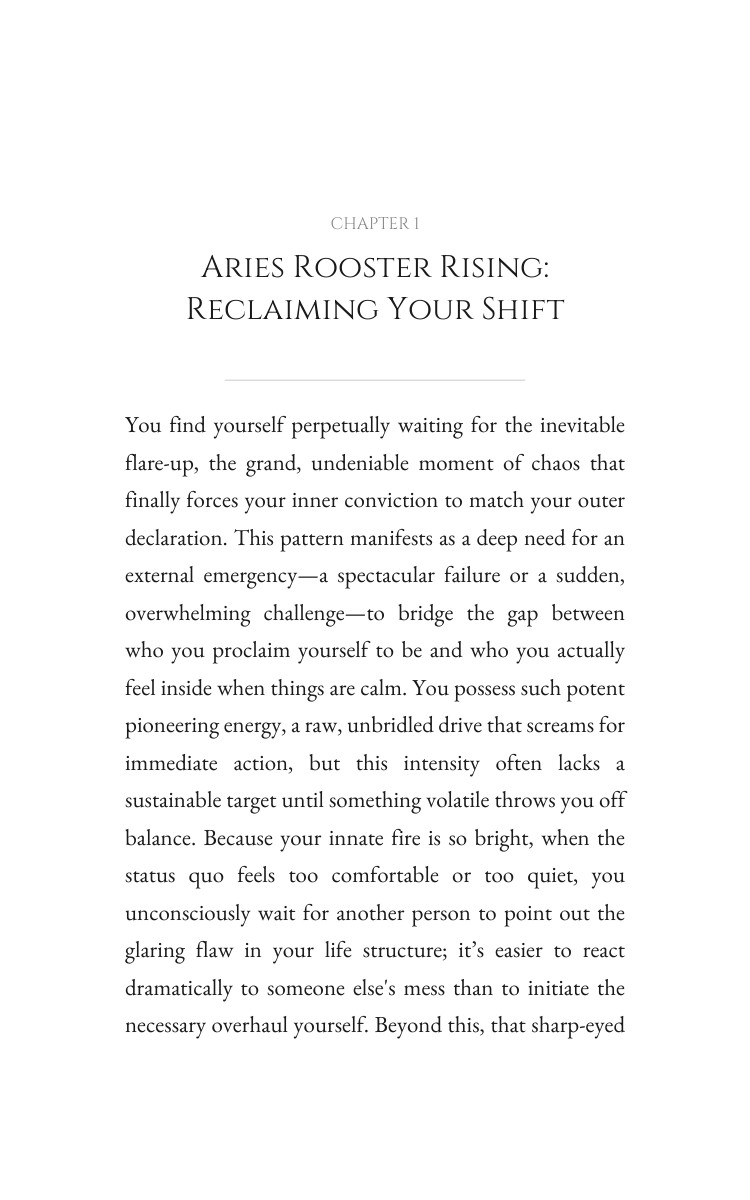 Aries Rooster Personal Growth Companion Guide: Your Dream Strengthened interior preview